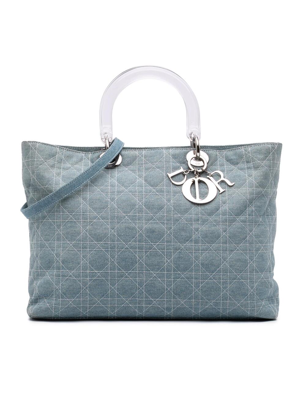 Dior Large Denim Cannage Acrylic #299838D77B